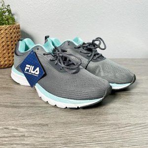 Fila Memory Outreach Running Sneakers - Women Size 10 Teal & Grey